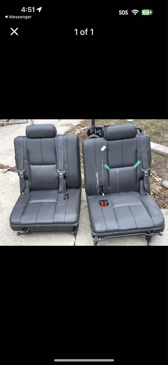 2007–2014 Chevy Tahoe, Suburban, GMC Yukon, or Cadillac Escalade. Third row seats