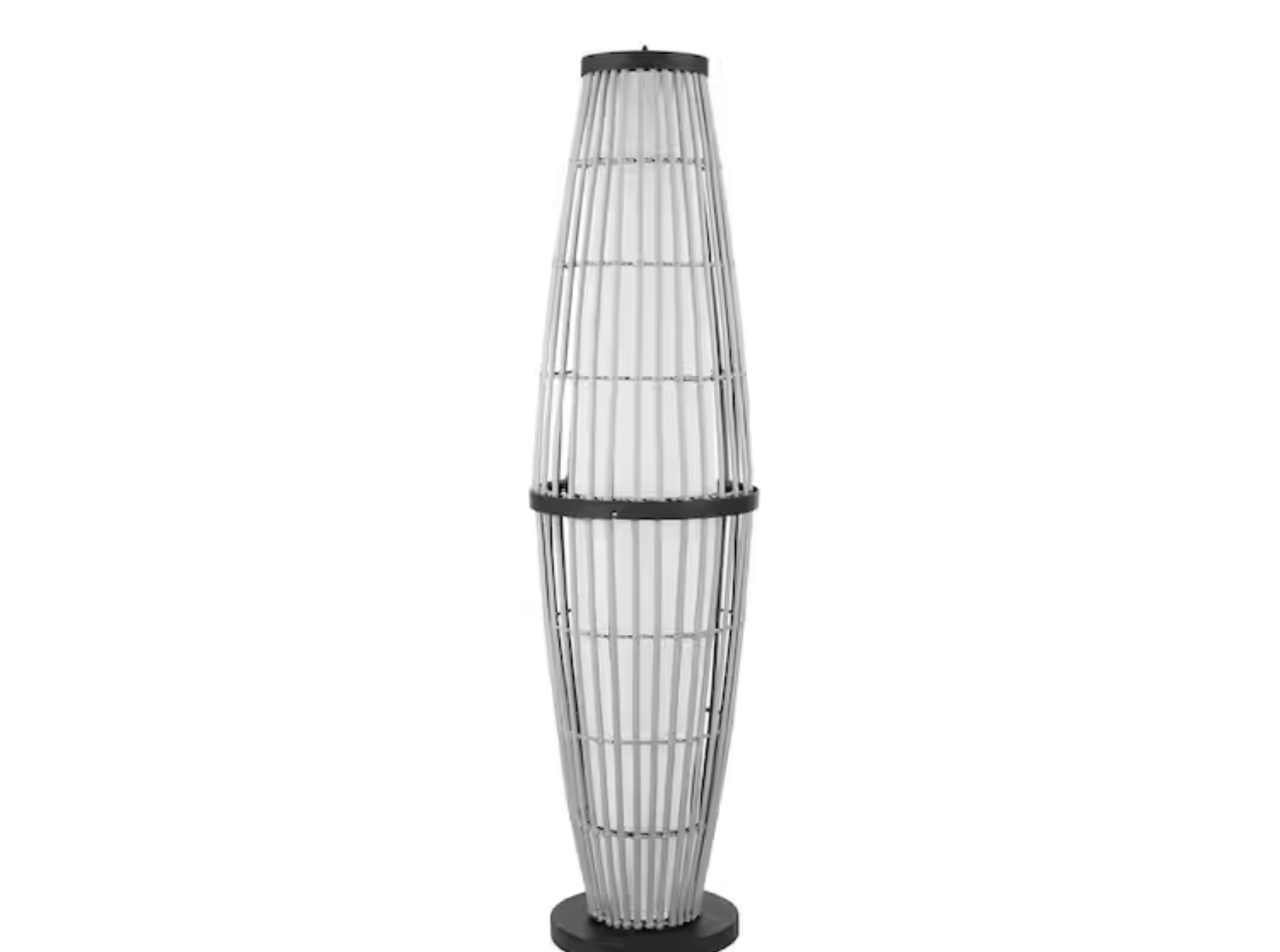 New in box, Hampton Bay. 51 in. Gray Outdoor/Indoor Floor Lamp