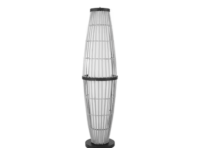 New in box, Hampton Bay. 51 in. Gray Outdoor/Indoor Floor Lamp