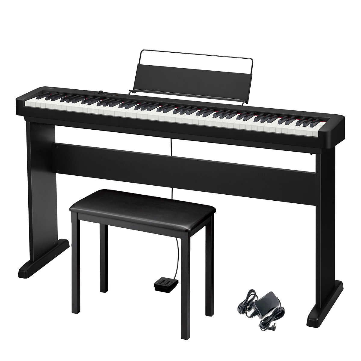Casio CDP-S90 88 Weighted Key Digital Piano Bundle 1569680 #85118