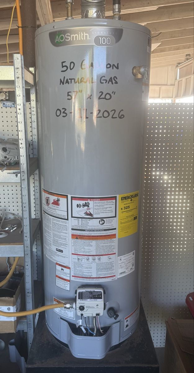 New 50 Gallon Water Heater *FREE DELIVERY*