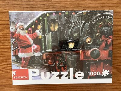 NEW 1000 Pc The Santa Express Puzzle.