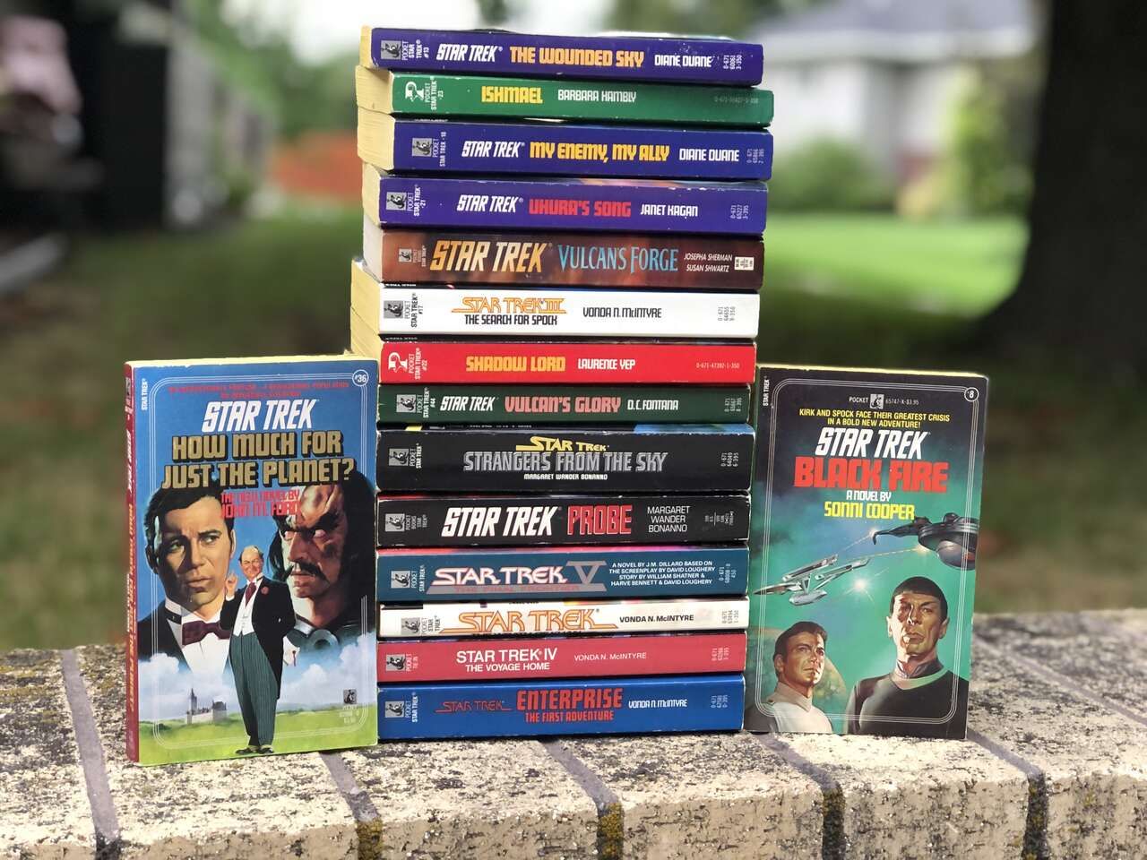 Vintage 1980's Star Trek Pocket Books  Perfect gift for the sci-fi Treky in your life 80's