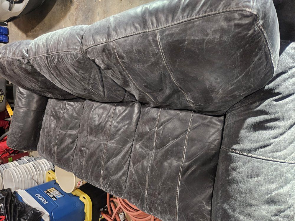 free couch, love seat, and ottoman