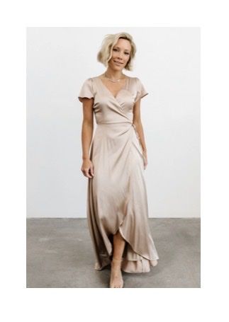Baltic Born silk wrap dress XL