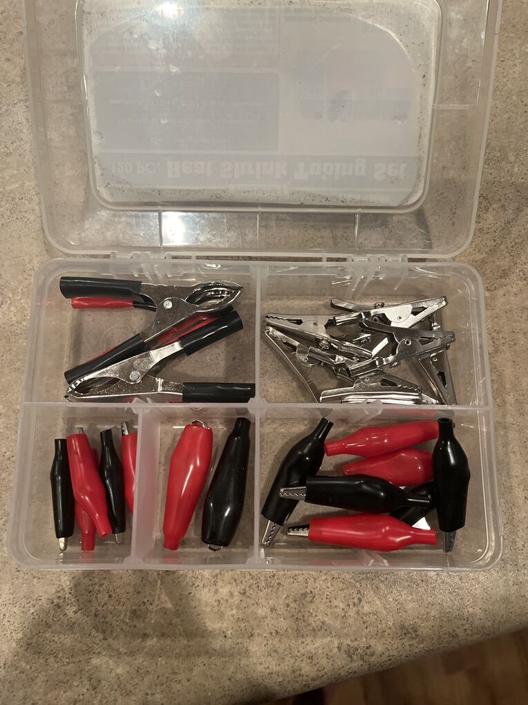 Electrical Clamps With Plastic Carrying Case