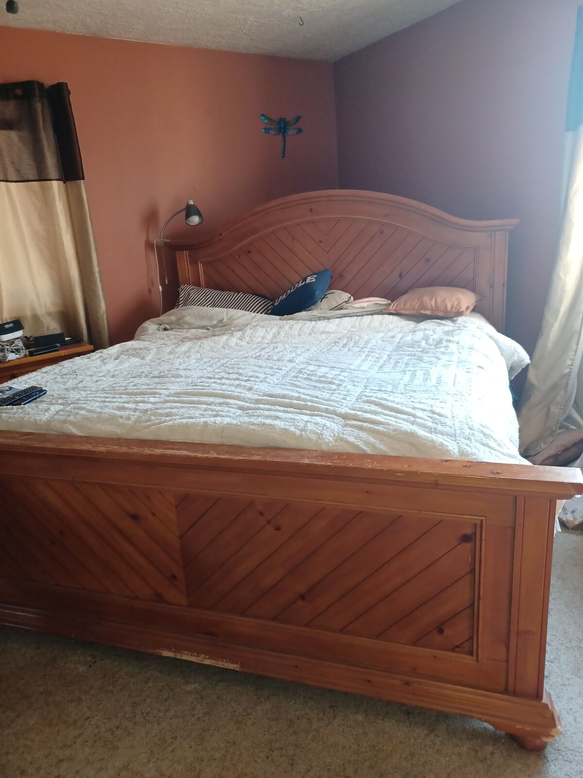 Solid wood bedroom set