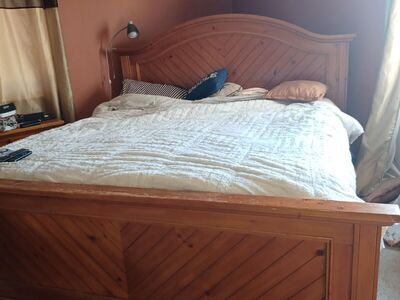 Solid wood bedroom set
