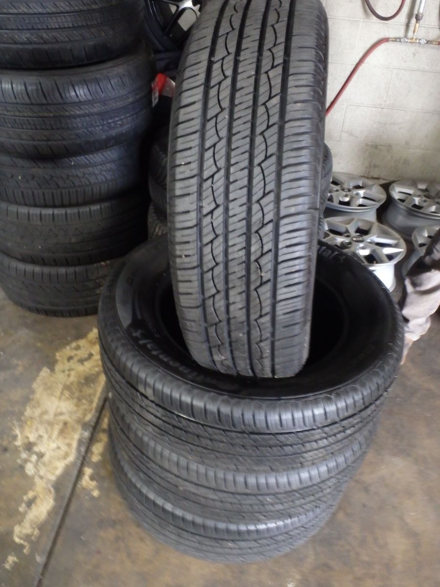 225/65R17 CONTINENTAL CONTROL CONTACT SET OF USED TIRES