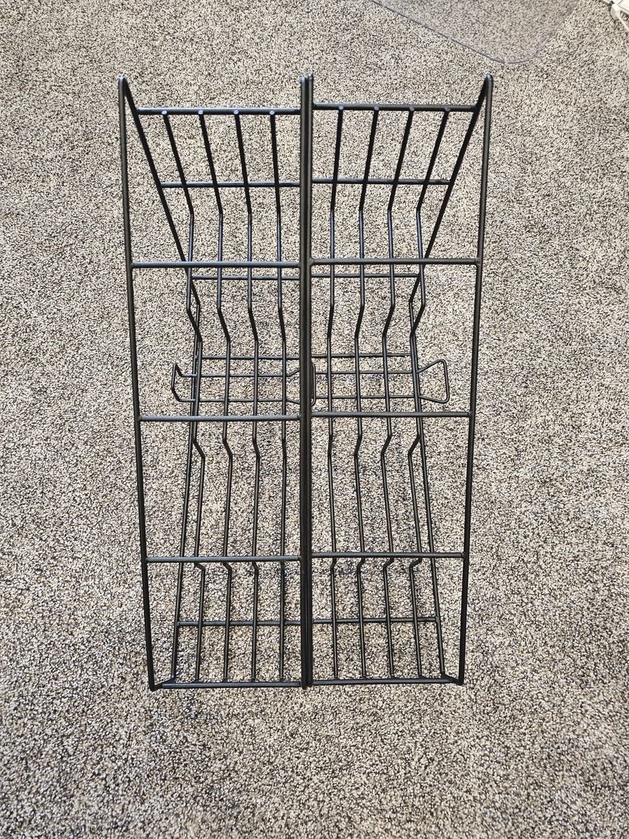 Coffee Wine Soda Syrup Bottle Rack, Wire Bottle Holder 4 Compartments Stable Kitchen