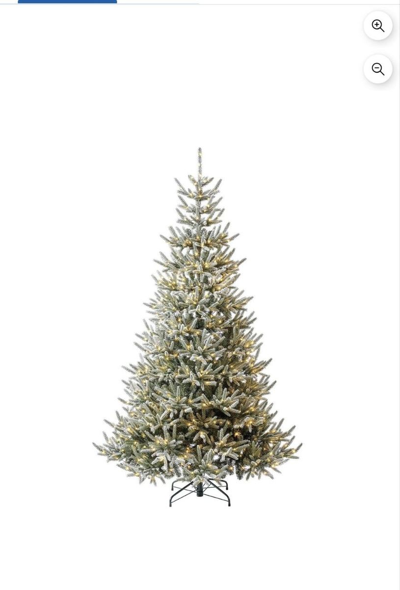 Member's Mark 7.5' Snowy Georgia Fir Christmas Tree - NEW IN BOX