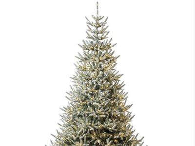 Member's Mark 7.5' Snowy Georgia Fir Christmas Tree - NEW IN BOX