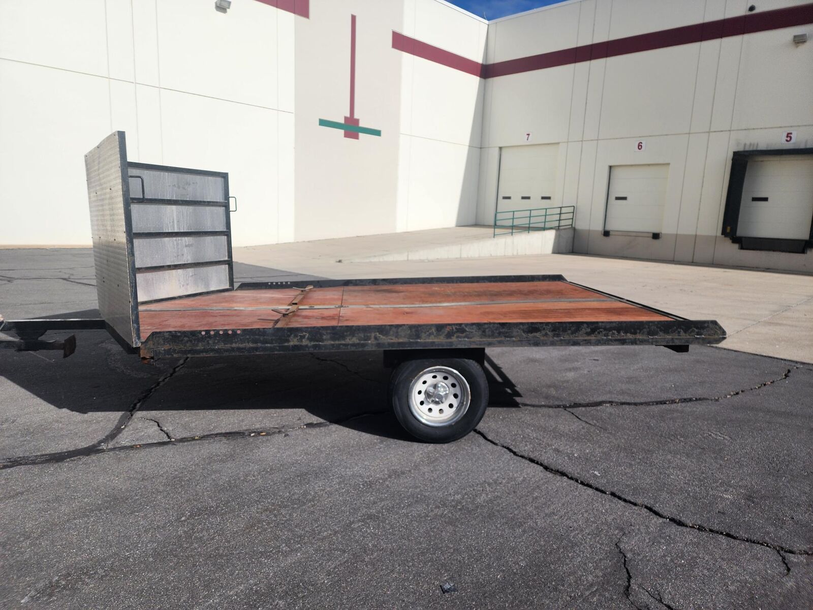 Snowmobile 2 place trailer