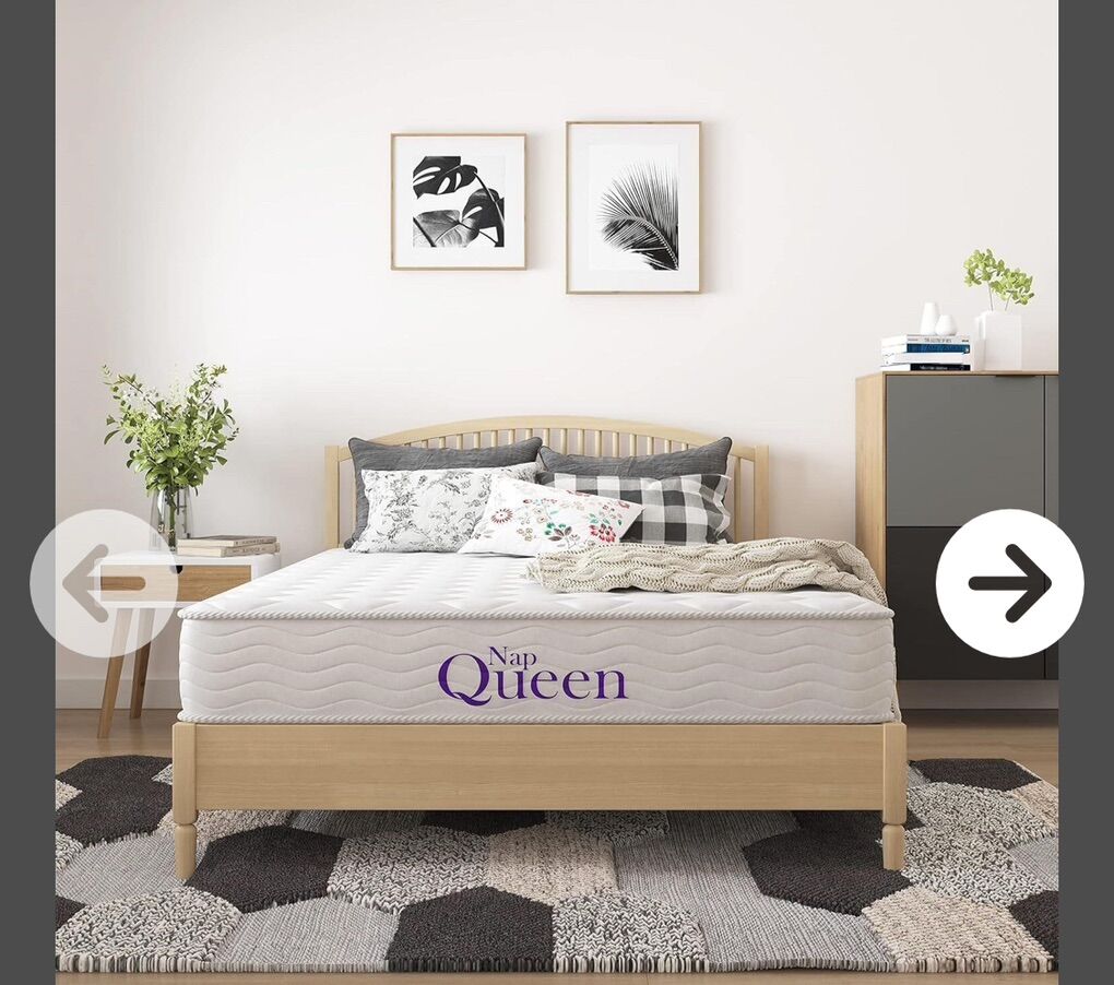 NapQueen Queen 6 In. Innerspring Mattress White,