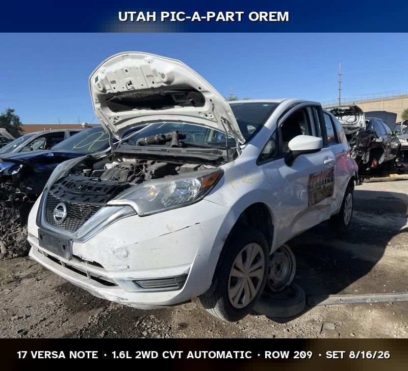 Just In! 2017 Nissan Versa Note Parts - UTPAP Orem