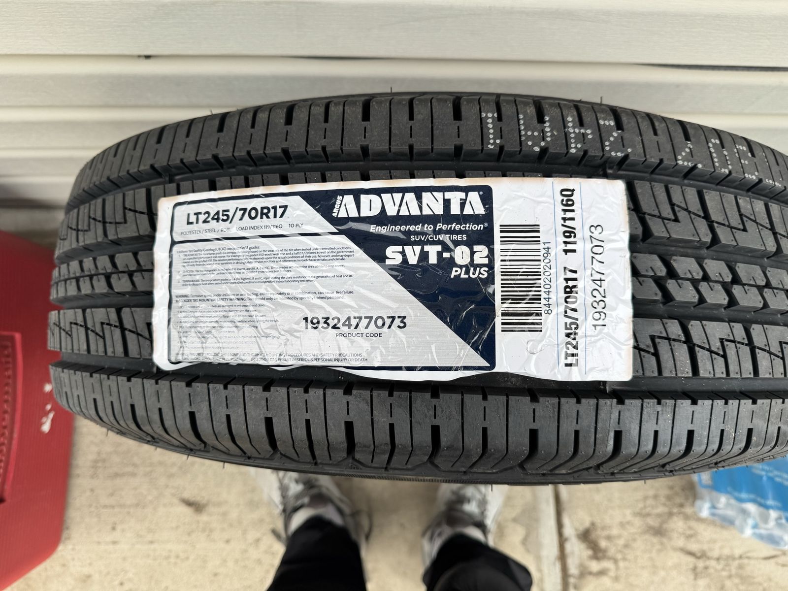 New tire
