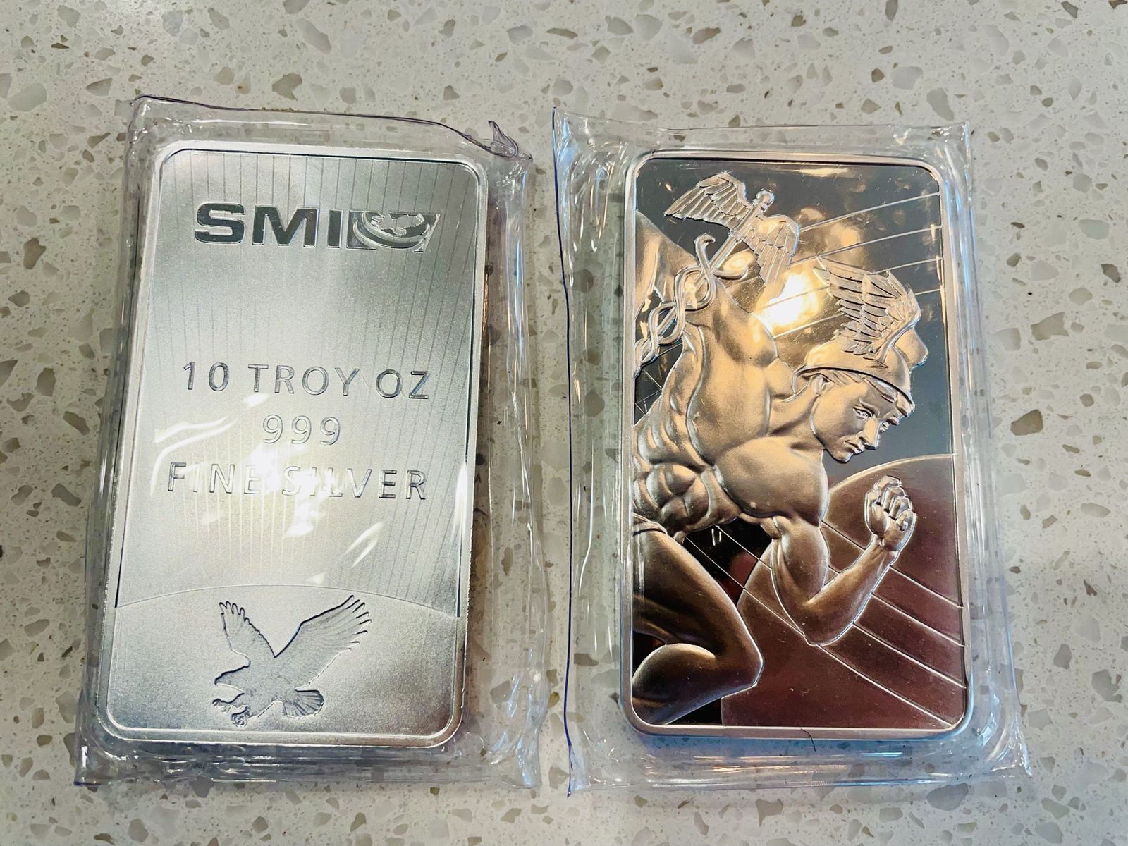 Sunshine Minting Silver 10 oz Bar Mercury series