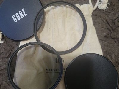 Gobe 77mm ND1000 & CPL Camera Lens Filter Kit - Mindful Living w/ Case & Pouch