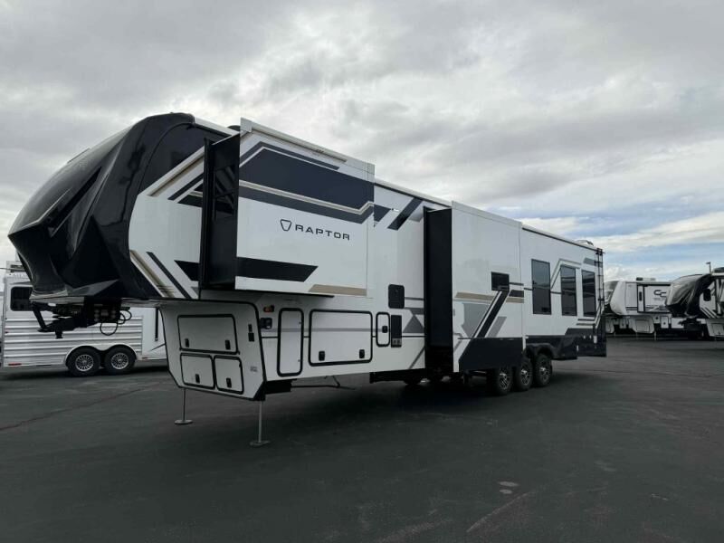 New 2026 Keystone RV Raptor Massive Garage & Premium Amenities (415)