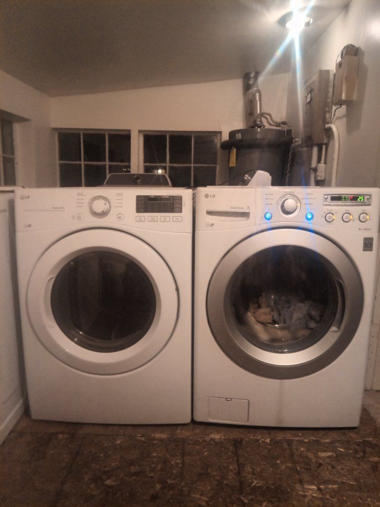 LG washer LG electric dryer