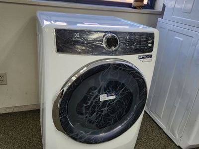 Electrolux Perfect Steam Gas Dryer White Front Load with DryBoost