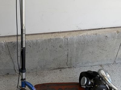 Goped with upgraded RC motor, Chrome Pipe - Go Ped
