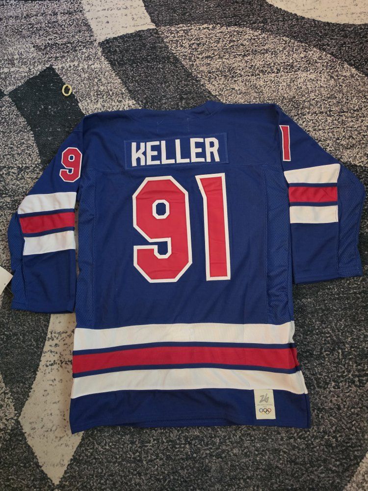 Clayton Keller USA Hockey Jersey Sizes M-XXXL