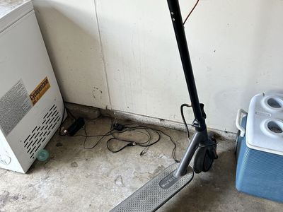 VOLPAM Electric Kick Scooter with Charger - Black/Gray
