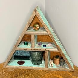 Witchy Crystal Decorative Shelf