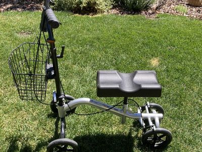 NOVA Medical Products Knee Walker Scooter w/ Basket - All-Terrain, Adjustable