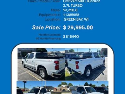 Chevy 1500 LTG 2022 53K miles Green Bay WI 29995K