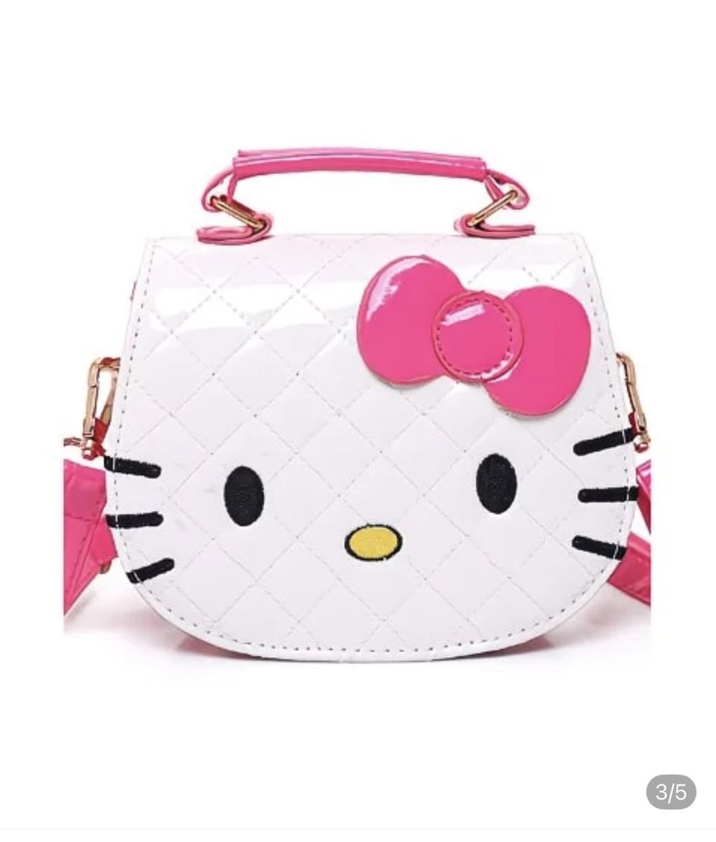 Hello Kitty Crossbody Bag - White/Pink