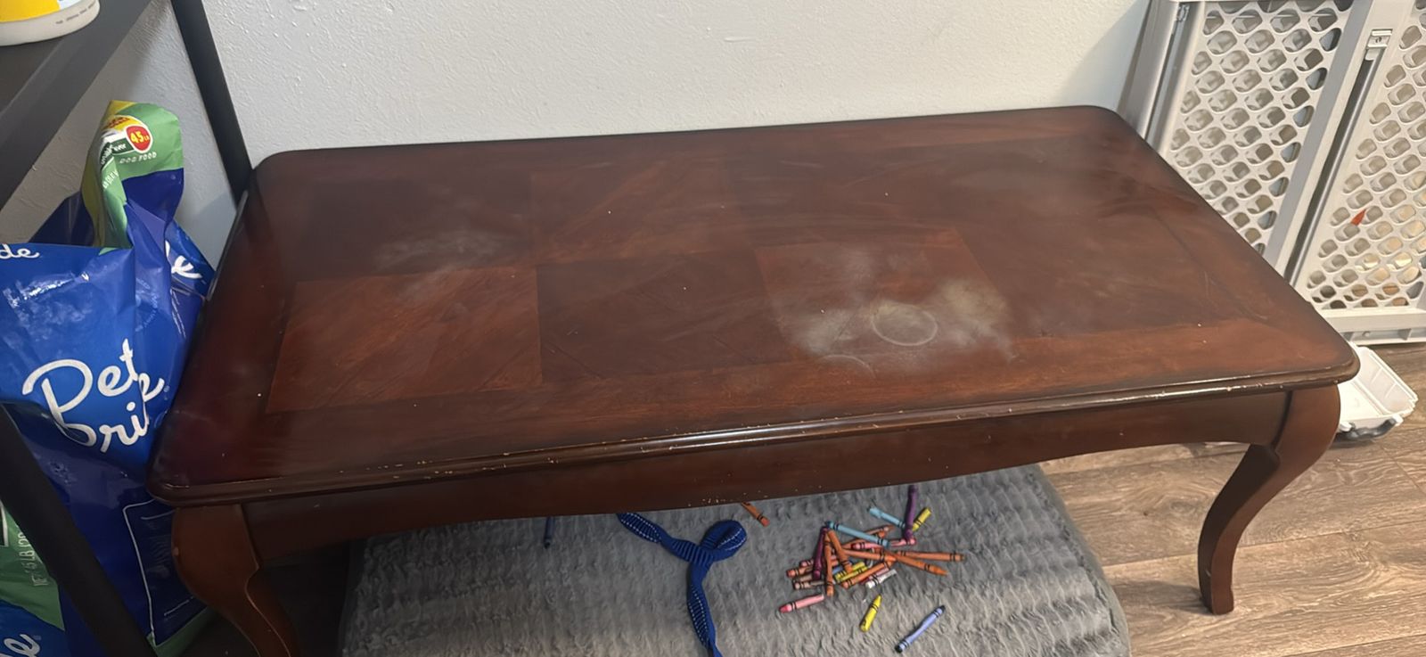 Old style dark coffee table