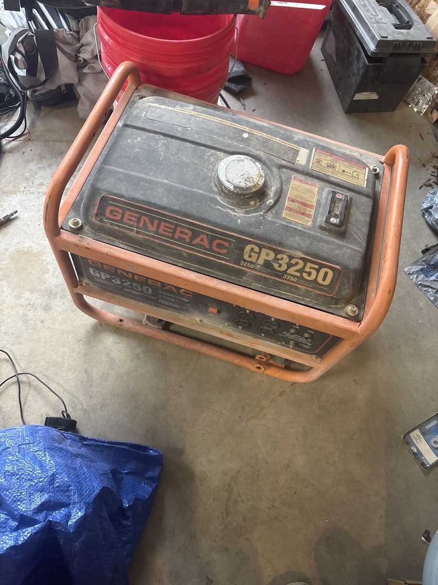 Generac GP3250 Portable Generator - 3250 Running Watts, 3750 Starting Watts