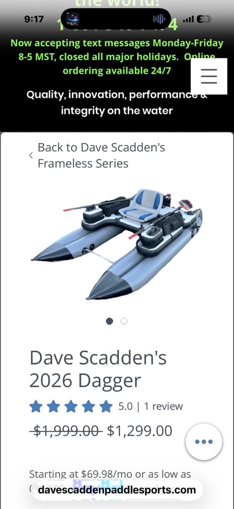 Dave Scadden Pro Dagger Wth Motor