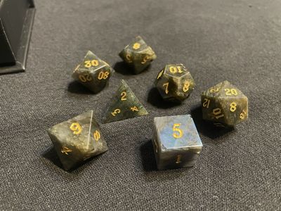 Labradorite Dice full set