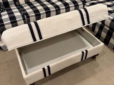 Rolling Storage Ottoman