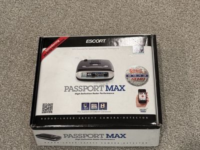 Escort Passport Max 2 HD Radar Laser Detector with GPS & Defender Database, Black