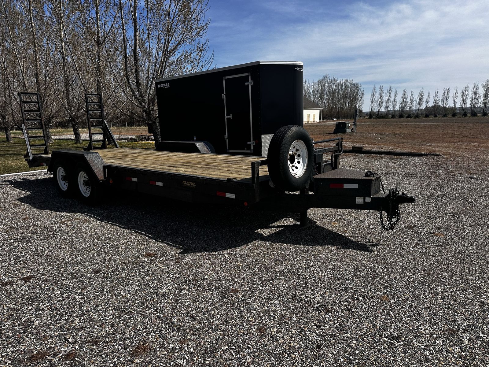 2015 22’ Car equipment hauler with winch