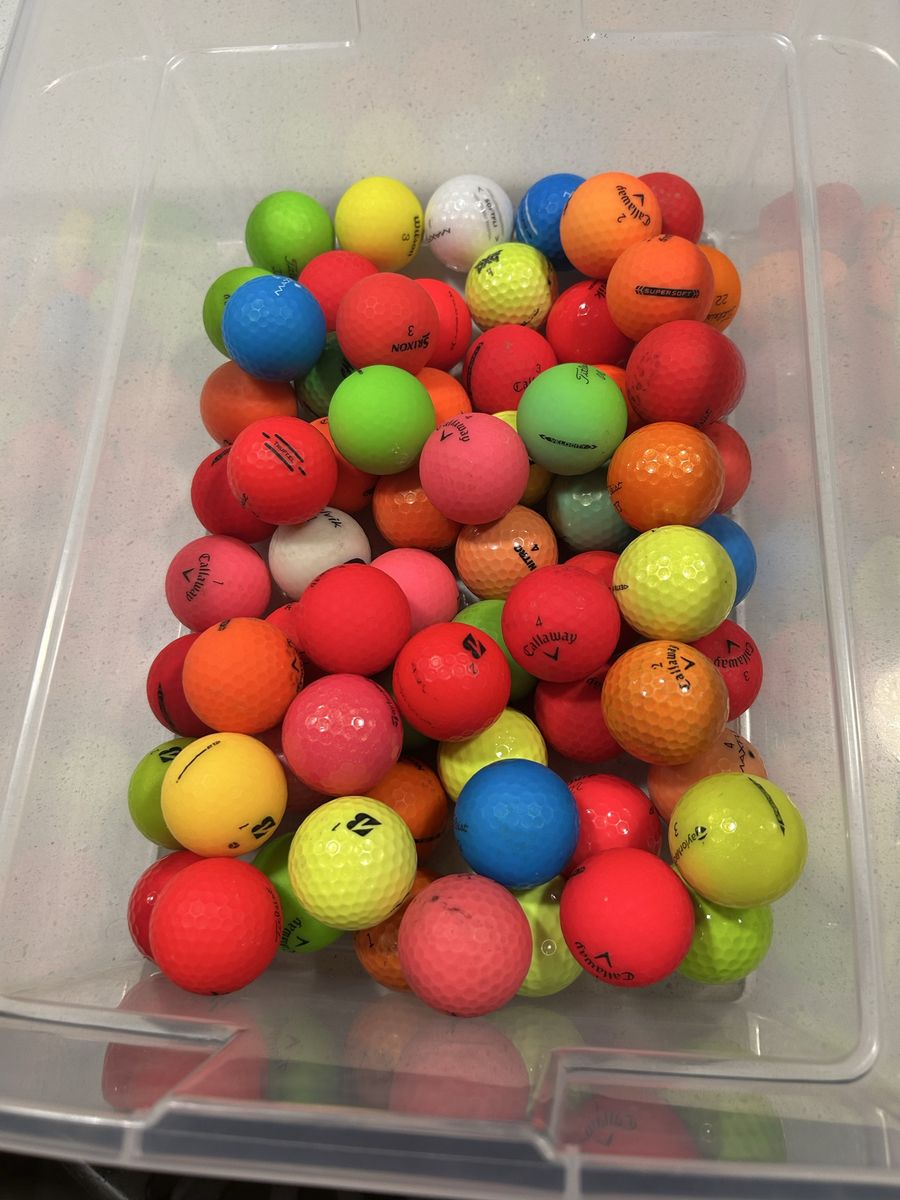 Matte/Colored Golf Balls 72 Count