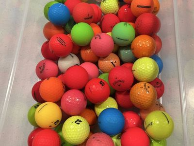 Matte/Colored Golf Balls 72 Count