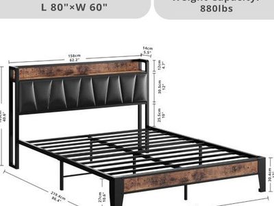 Queen Headboard Bedframe