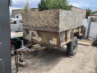 Military dump trailer