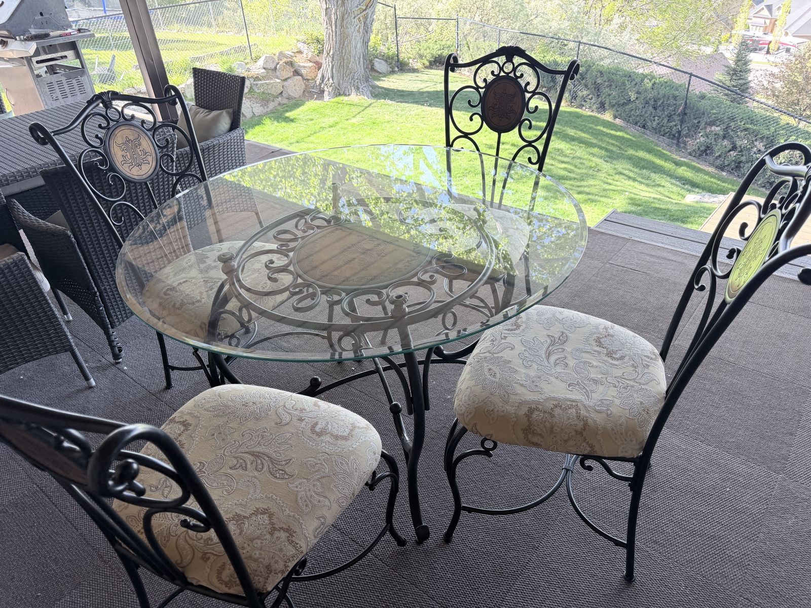 Dining room table and chairs