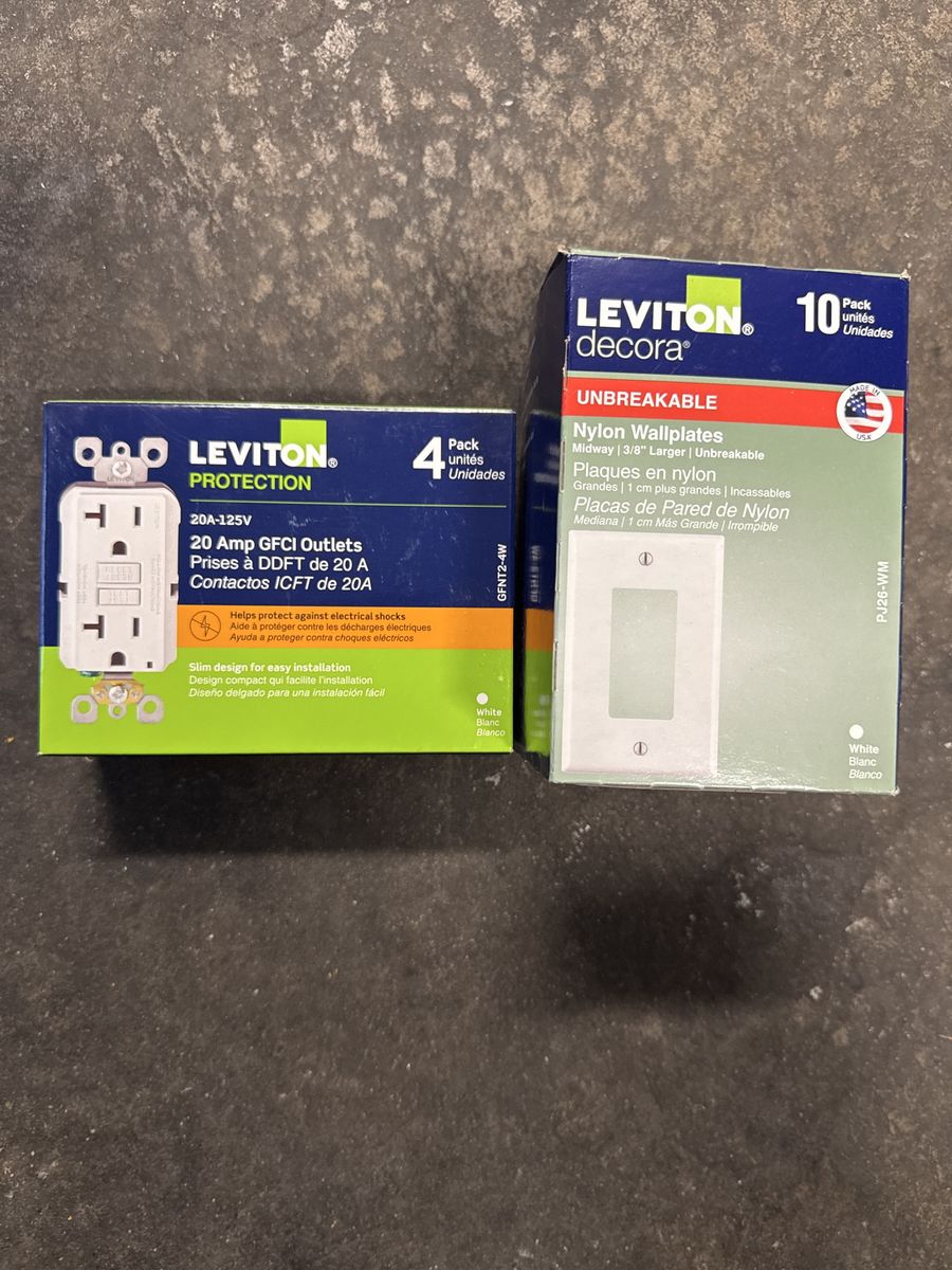 GFCI outlets. 20amp