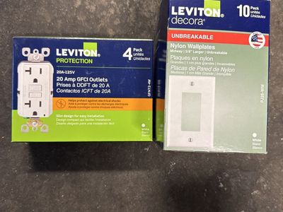 GFCI outlets. 20amp