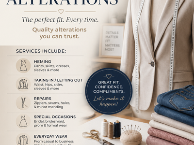 Expert Sewing Alterations – Perfect Fit Every Time