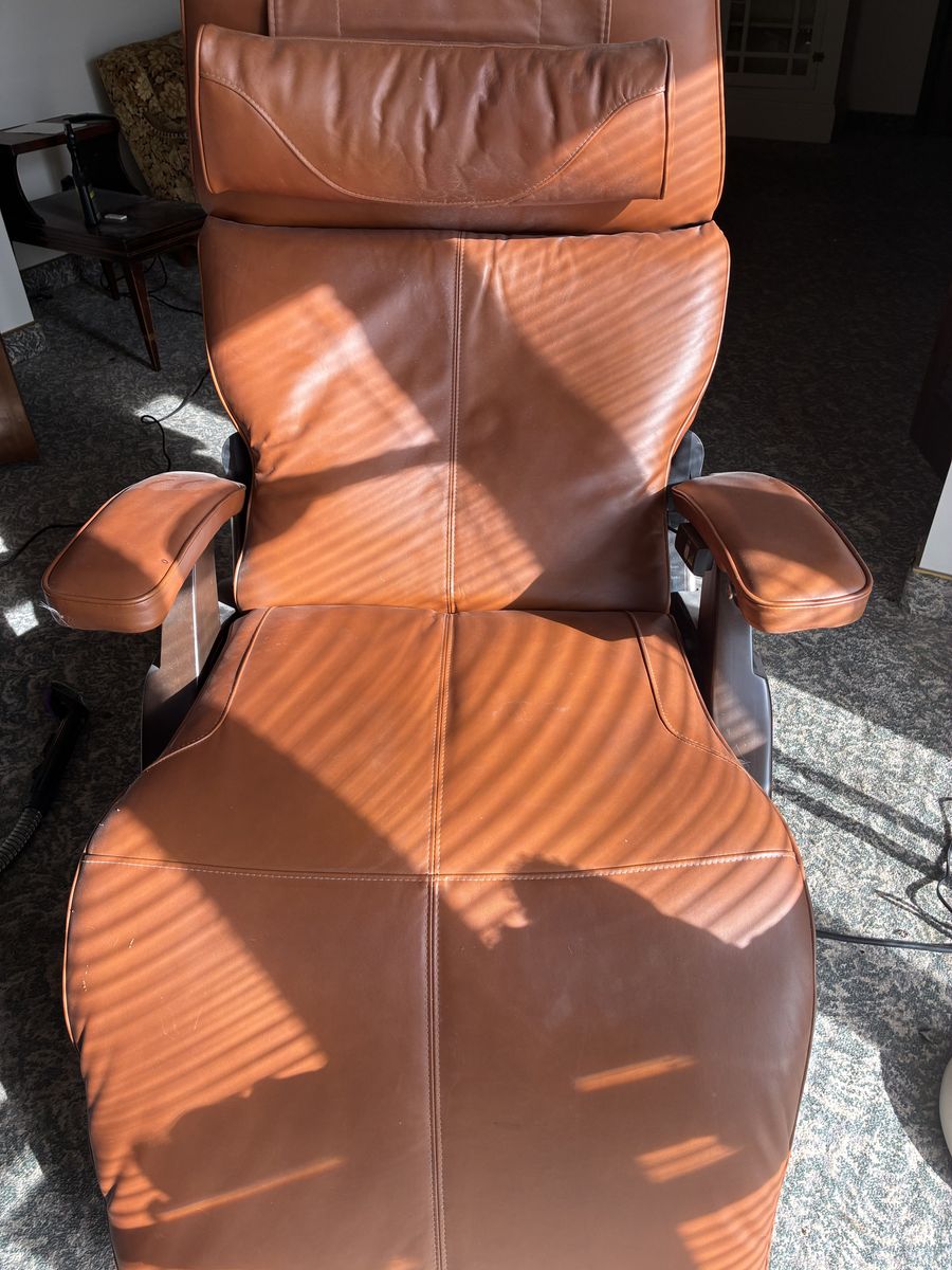Leather recliner