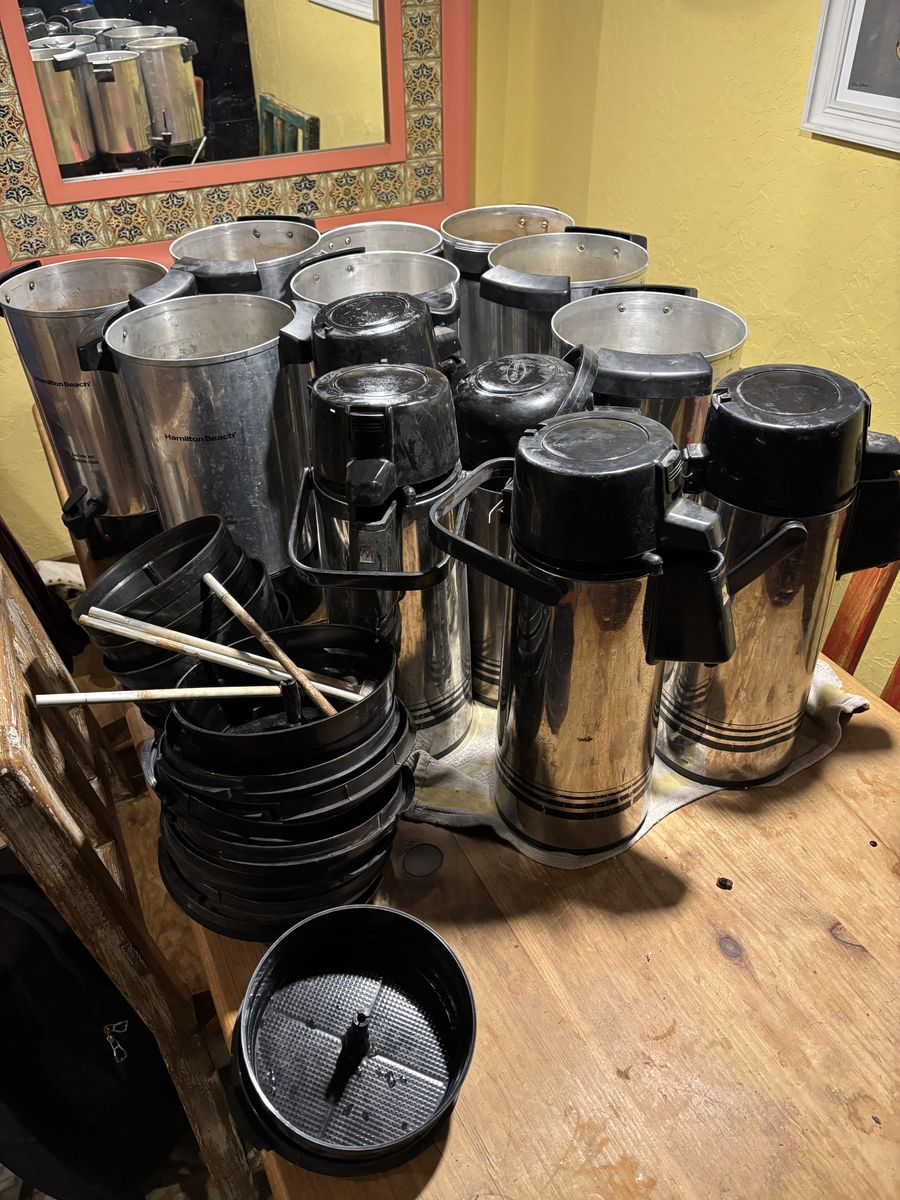 Coffee percolators and air pots