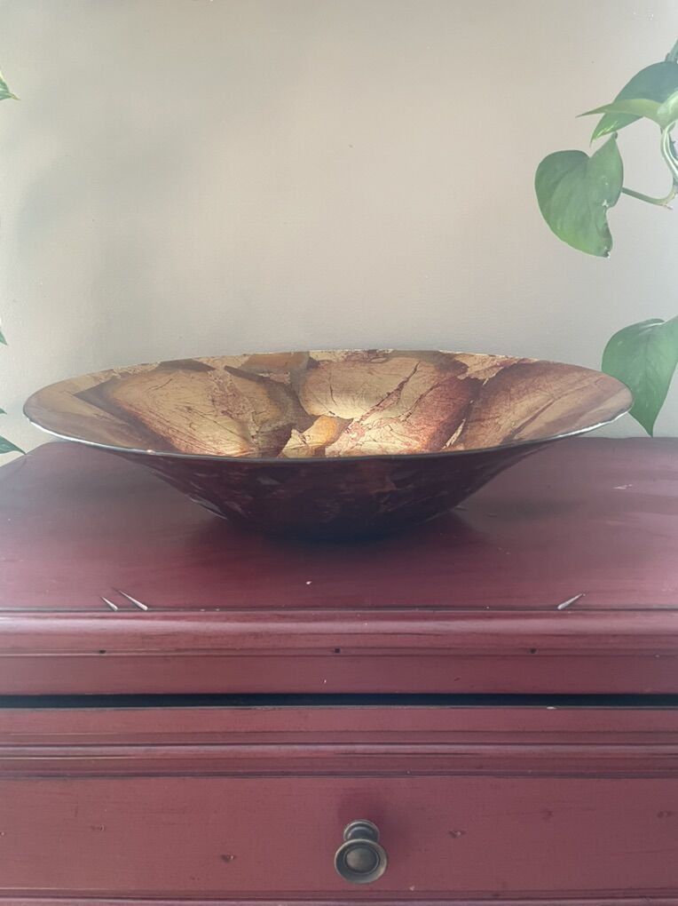 Large glass Decorative Bowl